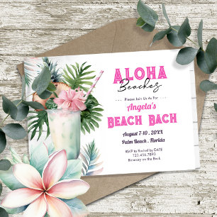Invitation Aloha Beach Bachelorette Party et Itinéraire