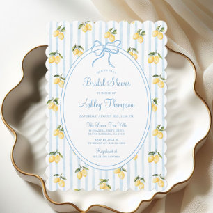 Invitation Amalfi Lemon et Bow Fête des mariées
