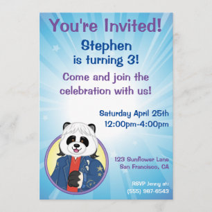 Invitation Amanda Panda