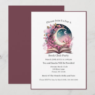 Invitation Amateur de livres fantastiques, Club de lecture