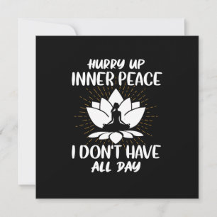 Invitation Amateur de Yoga   Je n'ai pas toute la journée pou