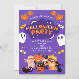 Invitation Amazing Halloween Party Inivitation