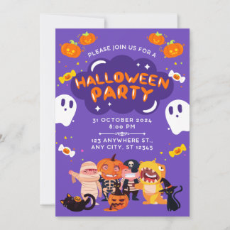 Invitation Amazing Halloween Party Inivitation