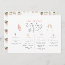 Invitation Ambiance budget élégante pour le week-end