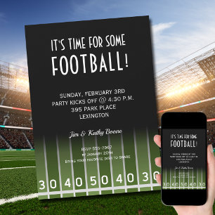 Invitation American Football Party