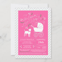 Invitation American Stafforshire Terrier Chien Baby Douche