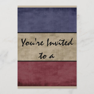 Invitation Americana Vous Êtes Invité À Une Fête Personnalisé
