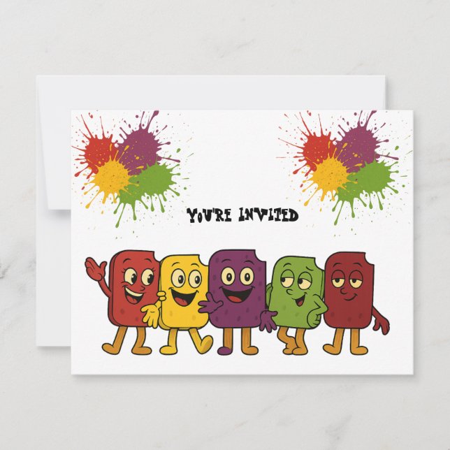 Invitation Amis Glacés (Devant)