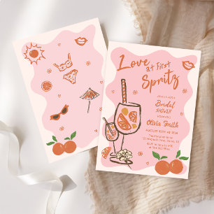Invitation Amour à l'invitation de la douche nuptiale First S