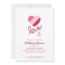 Amour, Coeurs, Couples Douche, Wedding shower
