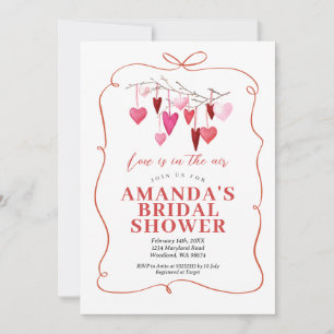 Invitation Amour dans l'air Saint-Valentin Bridal Shower Fant