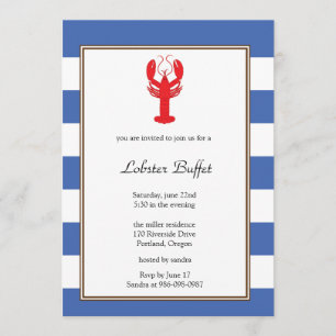 Invitation Amour de homard