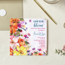 Amour de jardin en fleurs shower de mariage champê