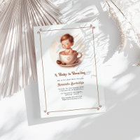 Amour de mousse au moka en préparation Baby Shower