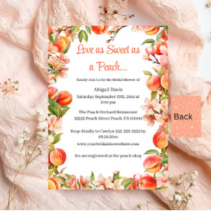 Invitation Amour Élégant Comme Doux Comme Une Fête des mariée
