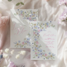 Amour En Fleur Floral Rose Violet Fête des mariées