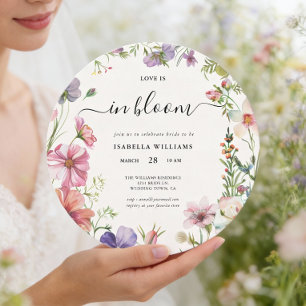 Invitation Amour en Fleur Salon de Mariage Floral