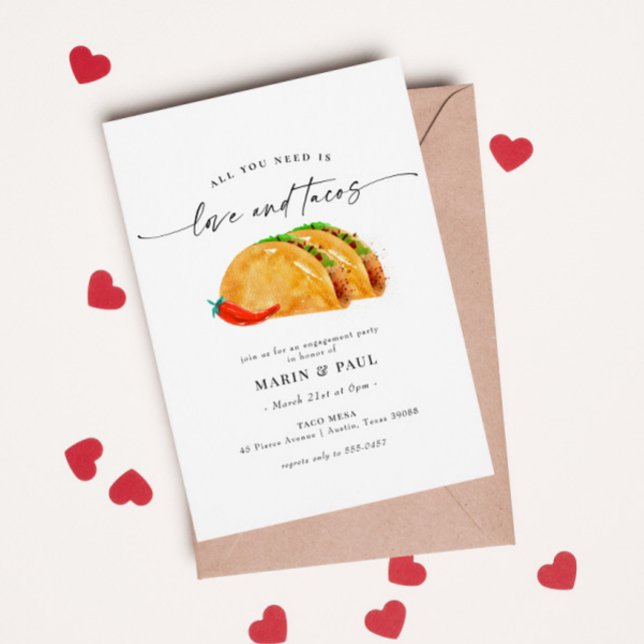Invitation Amour et Tacos (Créateur téléchargé)