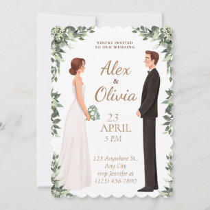 Invitation Amour Éternel : Unir les Cœurs dans la Célébration