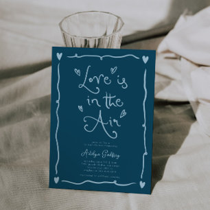 Invitation Amour Excentrique Dans Les Airs Enterrement de Vie