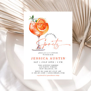 Invitation Amour Moderne À Première Gorgée Fête de Mariage