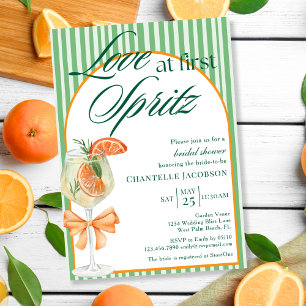 Invitation Amour Moderne Et Frais Au First Spritz Fête des ma