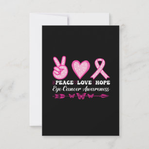 Invitation amour paix espoir oeil cancer du sein