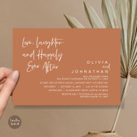 Amour, rire et Happy toujours après, Elopement I
