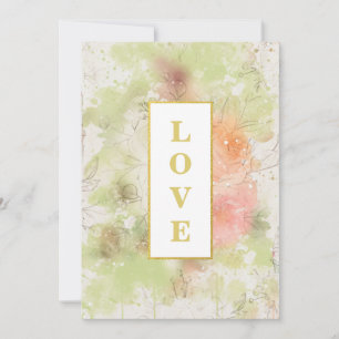 Invitation *~ Amour romantique floral AR26 QR RSVP 4 Mariage