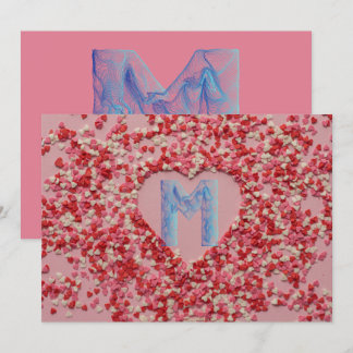 Invitation Amour romantique M