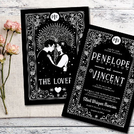 Invitation Amoureux cosmiques | Mariage Tarot
