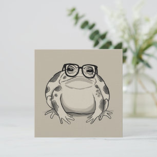 Invitation Amoureux de grenouille de pluie Désert Pluie Cadea