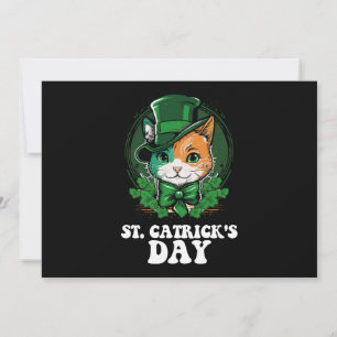 Invitation Amoureux de les chats de la Saint-Patrick