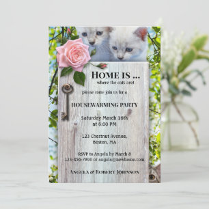 Invitation Amoureux de les chats mignons