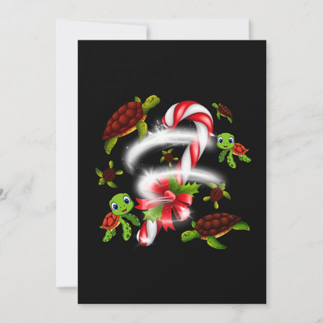 Invitation Amoureux des Tortues | Juste une Fille qui Aime le (Devant)