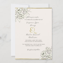 Invitation Ampersand Moody Smoked Gold (vertical)