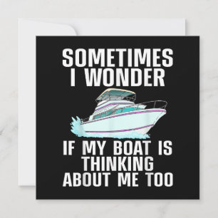 Invitation Amusant Bateau Art Pour Hommes Femmes Bateau Batea