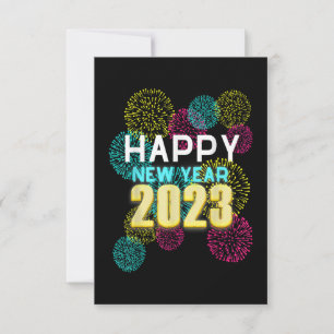 Invitation Amusant Bonne Année 2023 Nouvel An Coun De La Soir