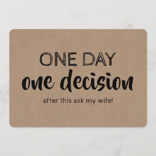 Invitation Amusant Groomsman ou Best Man