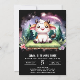 Invitation Amusant Printable Vache Anniversaire