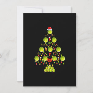 Invitation Amusant Tennis Ball Xmas Décorations Arbre Joyeux