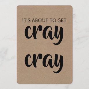 Invitation Amusante servante / femme d'honneur