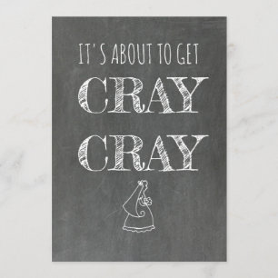 Invitation Amusante servante / femme d'honneur