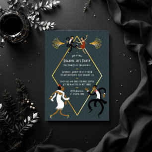Invitation Amusants N'importe quelle occasion Roaring 20's Pa
