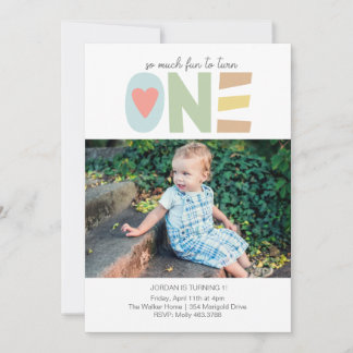 Invitation Amusez-vous à être unique