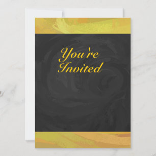 Invitation Ananas et Black Party