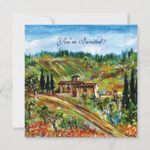 Invitation ANCIENNE FERME DANS UN PAYSAGE VERT DE TOSCANE Rus