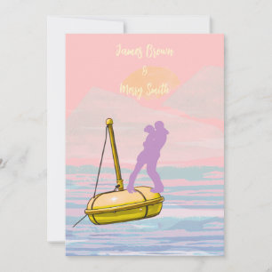Invitation Ancre de flottabilité de notre mariage