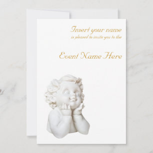 Invitation Ange Blanc