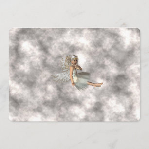 Invitation Ange dans les nuages